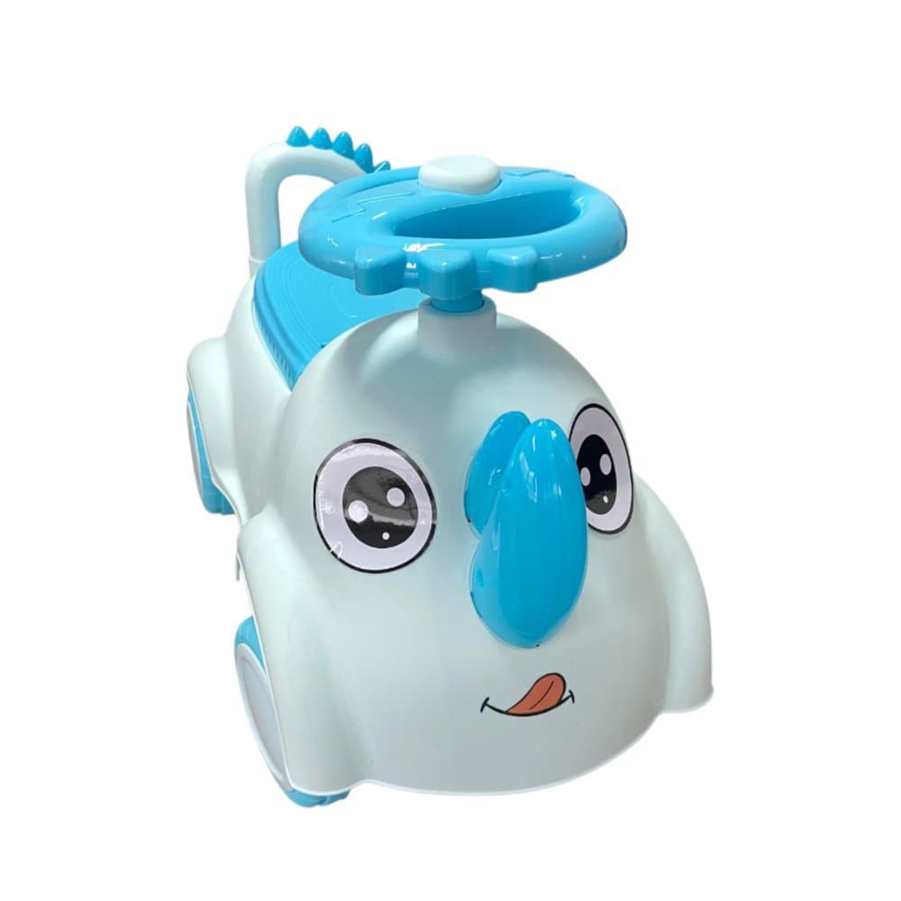 ANDADOR INFANTIL RINOCERONTE AZUL COM ATIVIDADES INTERATIVAS, SEGURO, RESISTENTE E IDEAL PARA OS PRIMEIROS PASSOS!