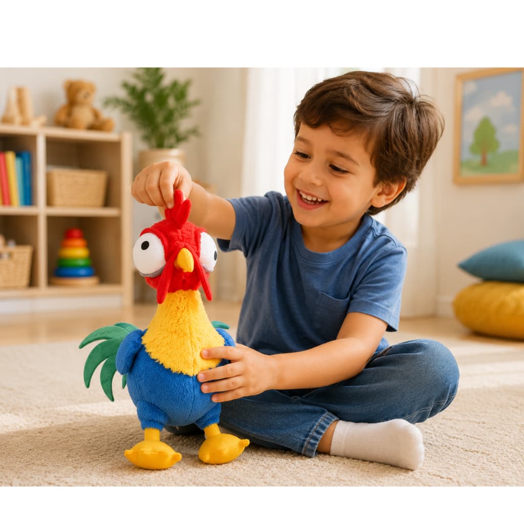 Pelúcia Galo Hei Hei E Porquinho Pua, Do Filme Moana