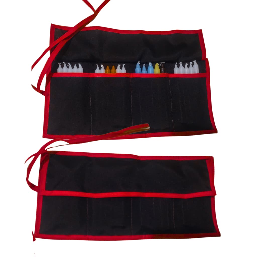 Bolsa Porta Vela Exu é o Orixá Umbanda  Candomble PRETO COM VERMELHO