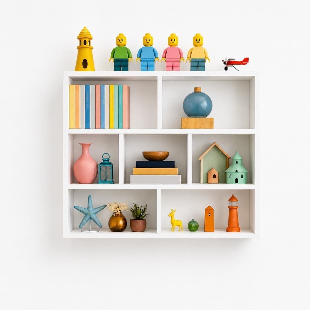 ARMARIO PRATELEIRA NICHO 90X60CM BRANCO ESTANTE CUBO MULTIFUNCIONAL PARA LIVROS, DECORAÇÃO E ORGANIZAÇÃO