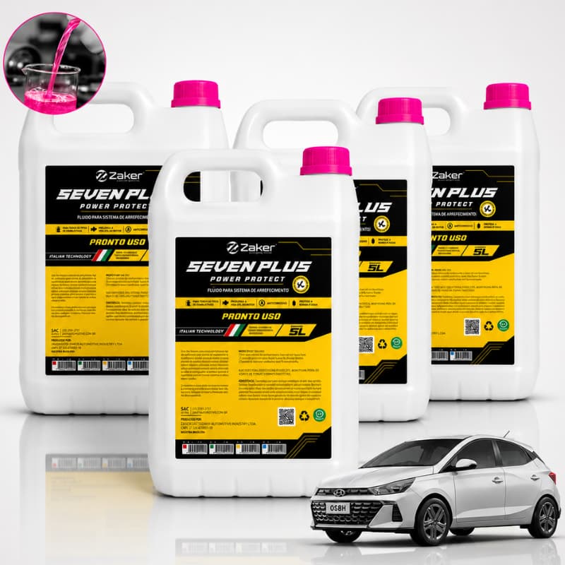 Aditivo Liquido Anticorrosivo Radiador Motor Zaker Rosa Chevrolet Vw Hyundai Nissan