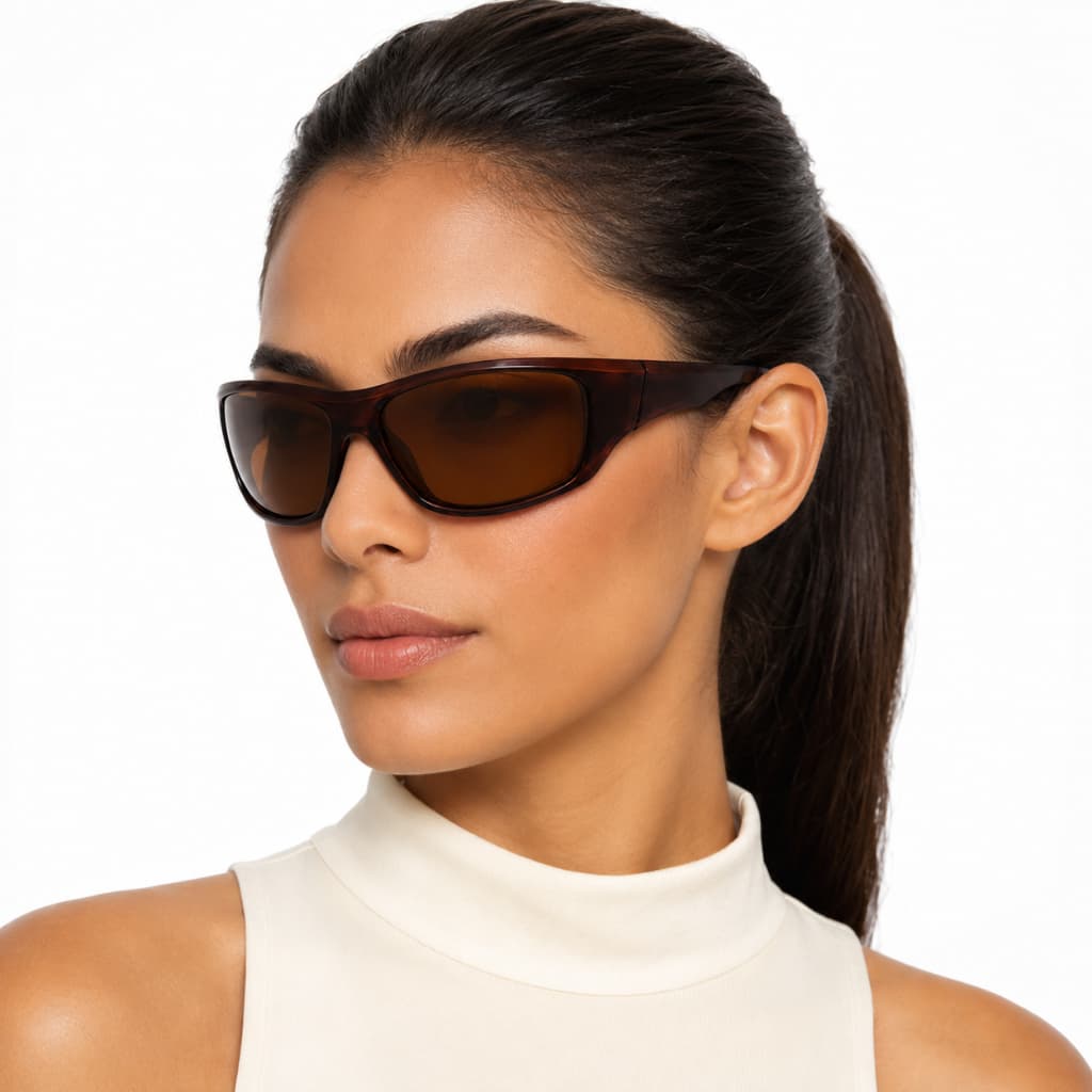 Óculos de Sol UV400 Polarizado Unissex Esportivo Leve Preto para Corrida Pesca Praia e Direção
