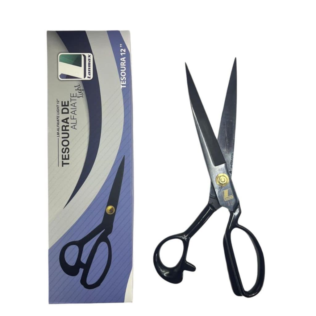 Tesoura de Alfaiate Lanmax Profissional Corte Preciso Tecido Costura Alfaiataria 12" polegadas