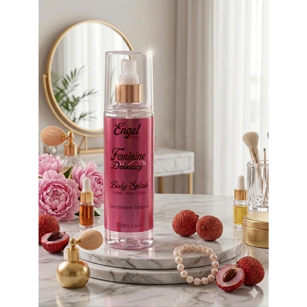 Body Splash 200ml + Perfume capilar Feminine Delicacy- Engel
