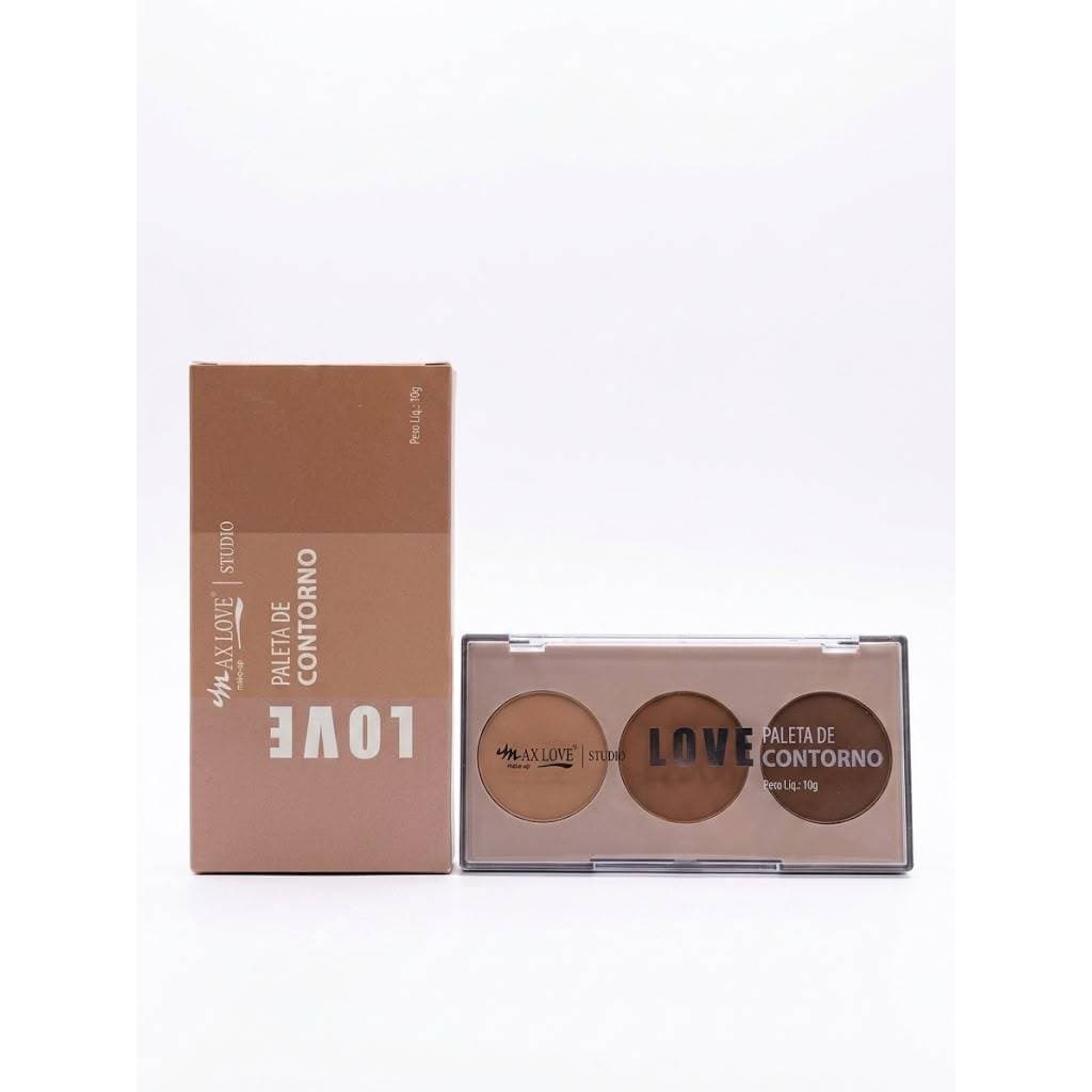 Paleta de Contorno 3 em 1 cores - MAX LOVE