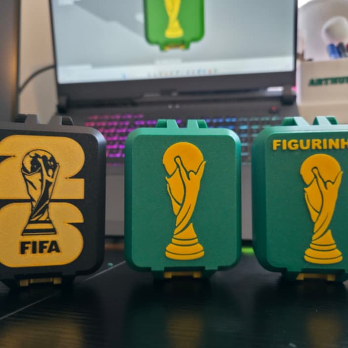 Porta Figurinhas Copa do Mundo 2026 Organizador Colecionador