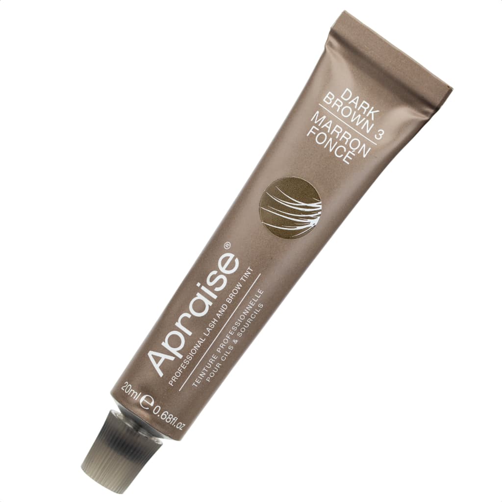 Tintura para Cílios e Sobrancelhas Apraise 3.0 Dark Brown Castanho Escuro 20ml Profissional