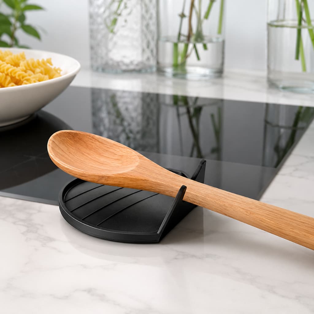 Descanso para Colher e Utensílios | Suporte de Colher para Fogão e Bancada | Organizador de Cozinha