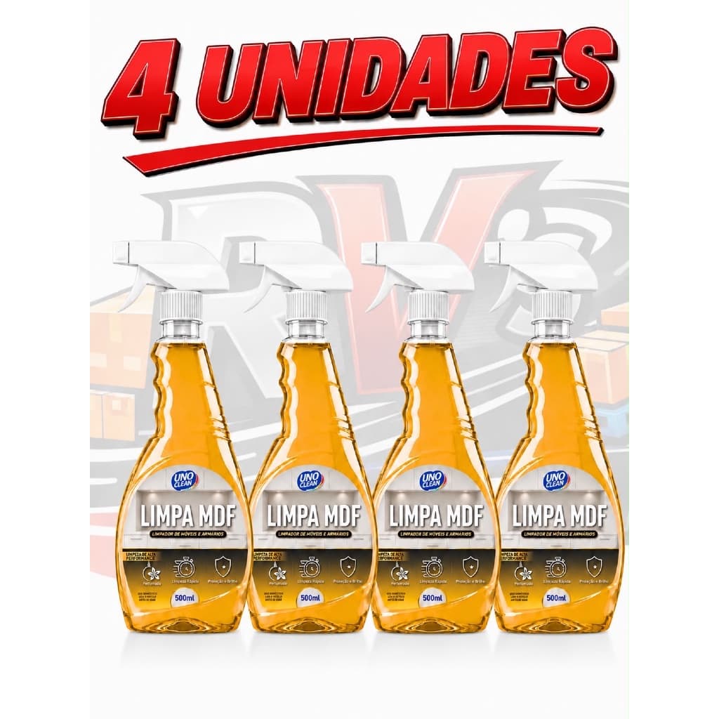 Kit Até 4 Limpa Mdf Premium Spray Limpeza 500ml ProVita Guarda-roupas Bancadas Painéis