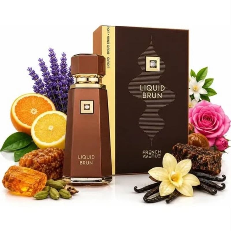 Perfume French Avenue Líquid Brun Eua Perfume Masculino 100ml Original Perfume Árabe