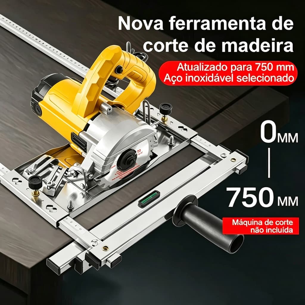 Hot Guia Bancada Posicionador Multifuncional De Corte Para Serra Circular Tupia Pequena Máquina de Corte Trilho de Base