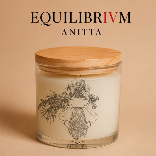 Vela Aromática Equilibrium – Inspirada no novo álbum da Anitta