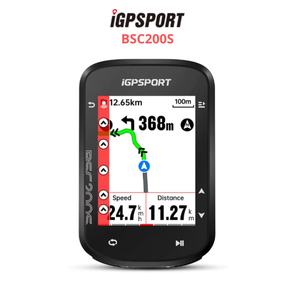 Ciclocomputador GPS BSC200S Bike Bluetooth ANT+ Tela Colorida IPX7 Strava