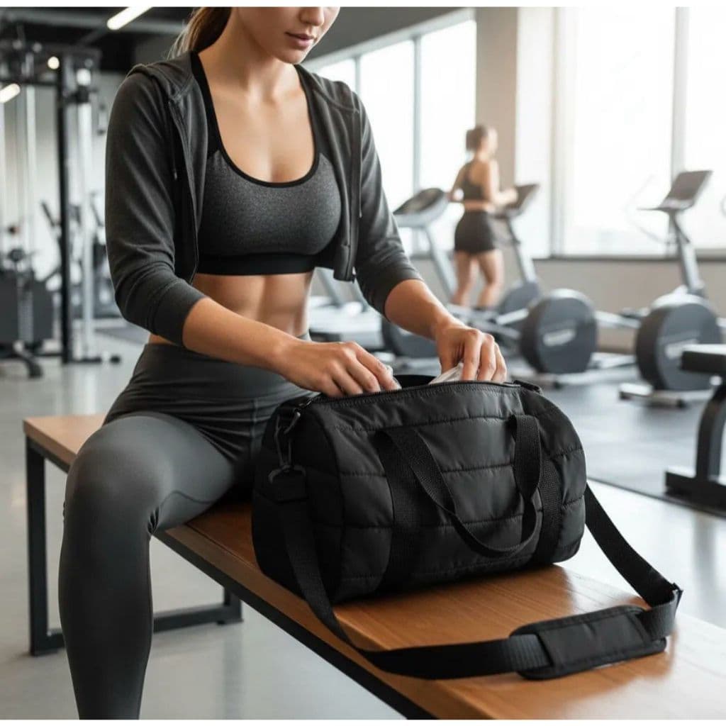 Bolsa Esportiva Feminina Para Mulheres, Bloguerinha Bolsa Ideal Para dia dia Bolsa de Viagem Duffle Mala Fitness Puffer