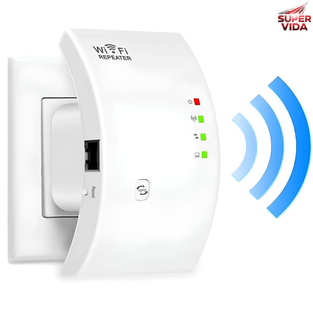 Repetidor de Sinal Wi-Fi 2.4GHz 150Mbps Porta RJ45 Modo Repetidor e Access Point Bivolt