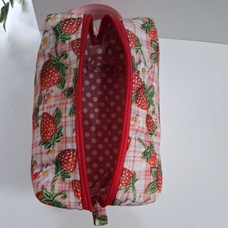 Necessaire Média Feminina com Alça ,Organizador de Maquiagem ,necessarie de viagem