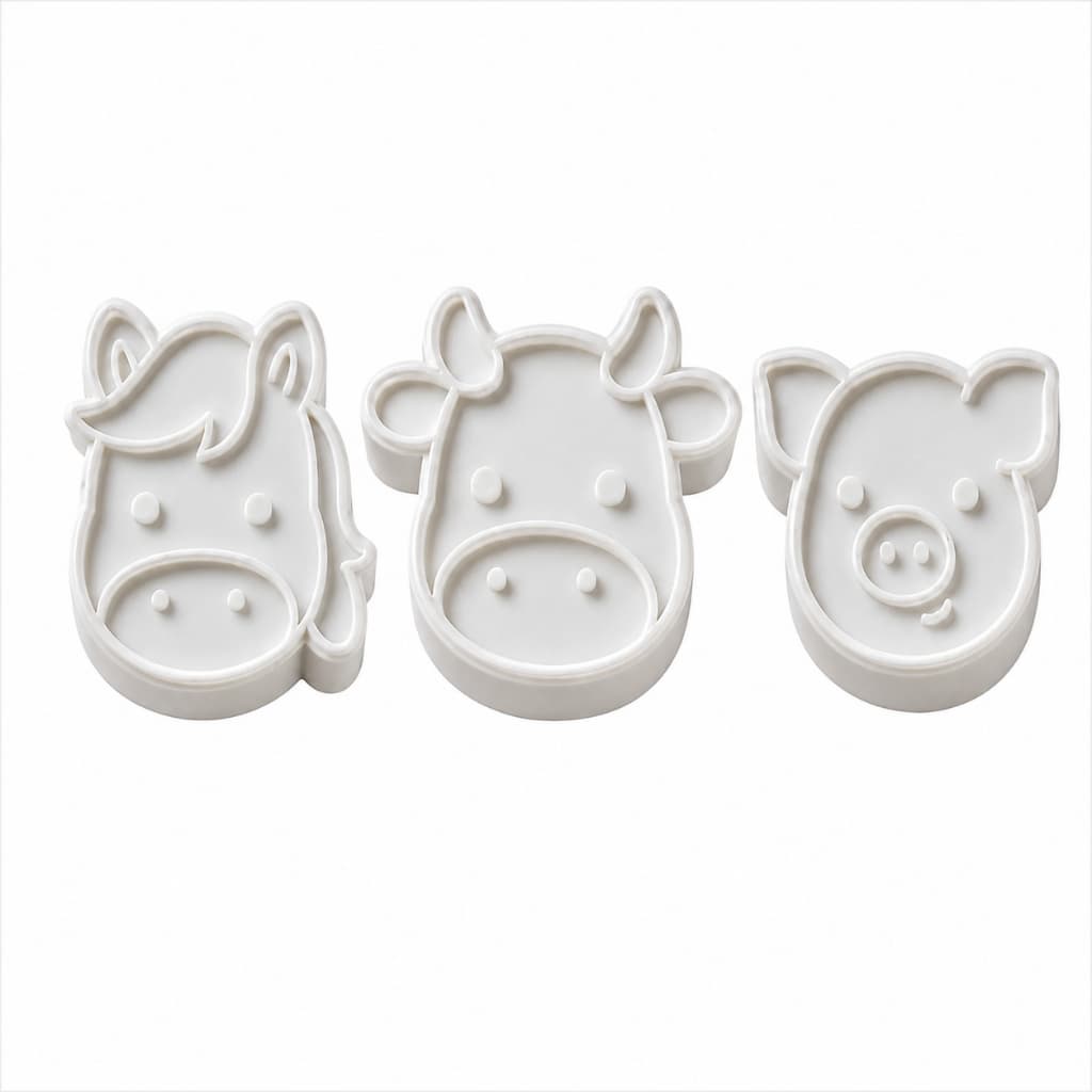 Kit 3 Ejetor Fazendinha Vaca Cavalo Porco ENVIO RÁPIDO