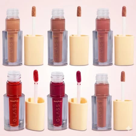 Gloss Laqueado Glass Ruby Rose Labial Hidratante