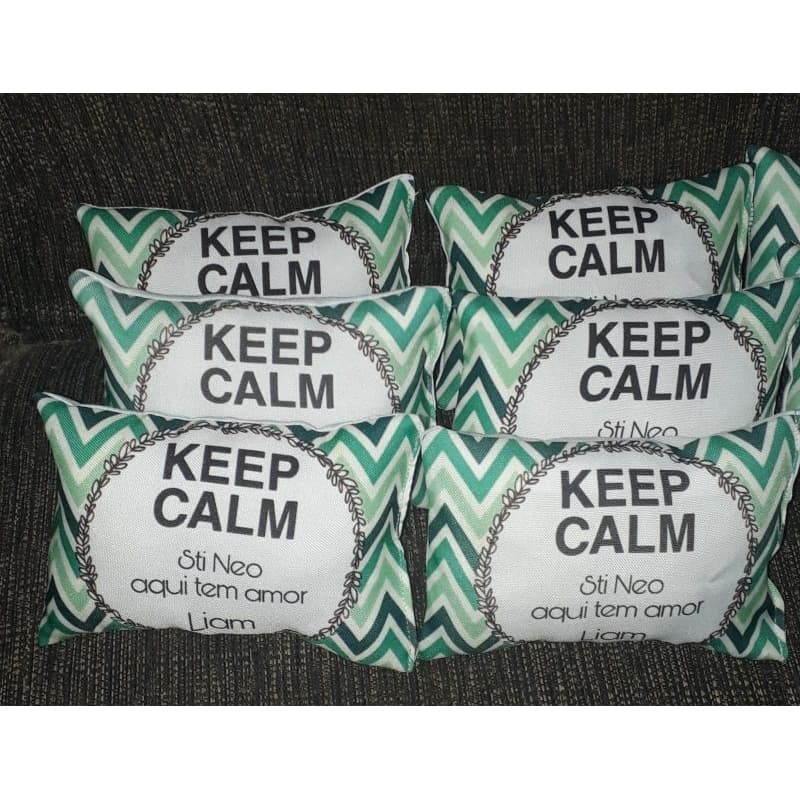 kit 10 unidades mini Almofadas personalizadas lembrancinha 10x15