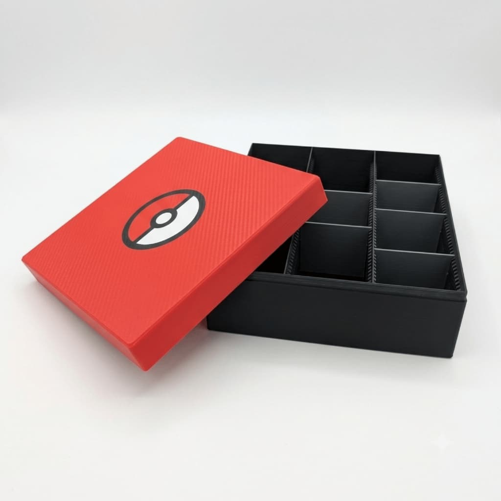Caixa Organizadora Grande para Cartas Pokémon TCG