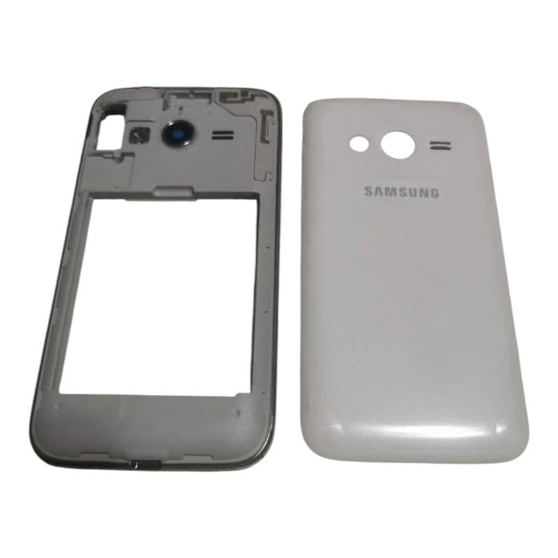 Aro Carcaça Com Botões e Tampa Galaxy Ace 4 G313 Branco