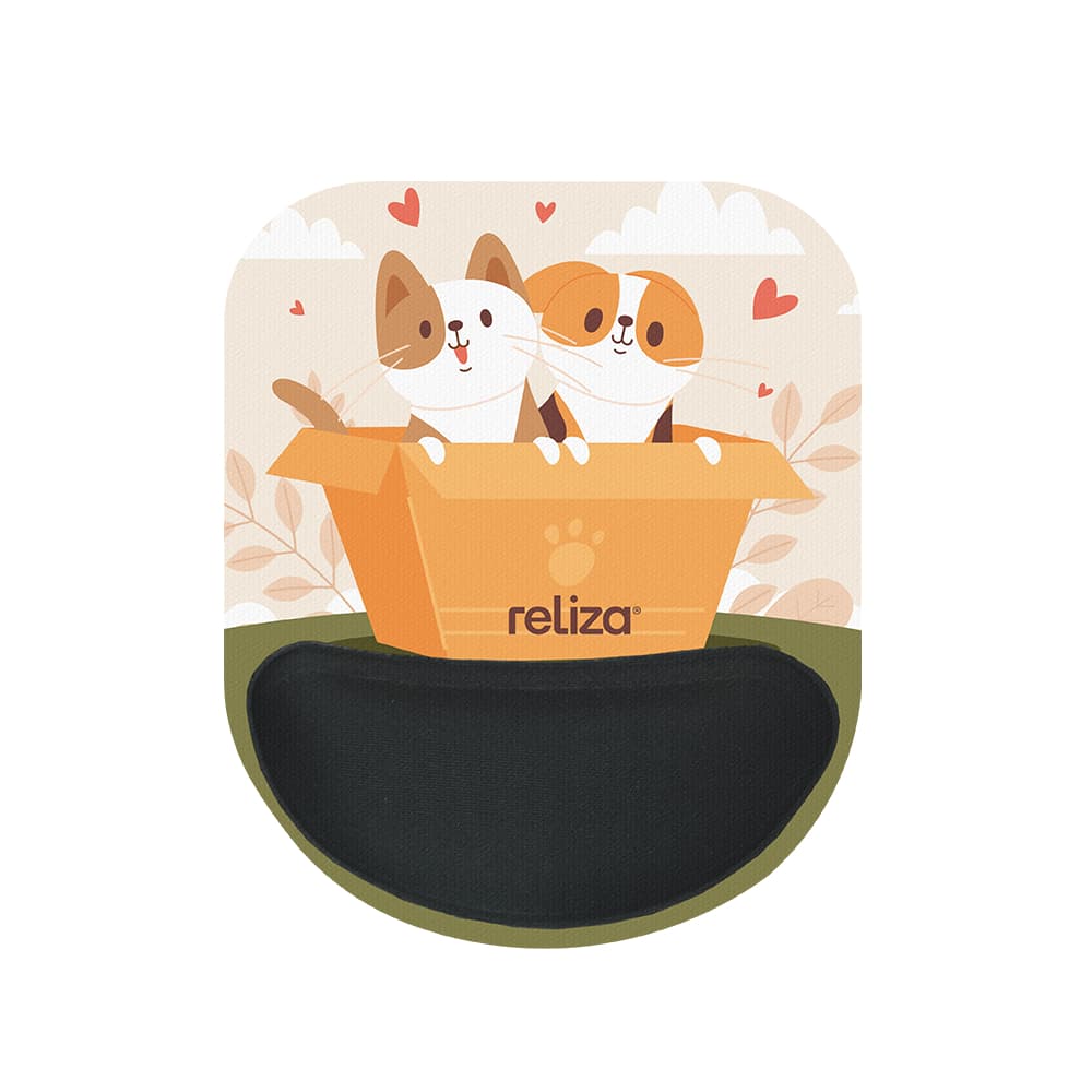 Mousepad Ergonômico Compact Caixa Reliza