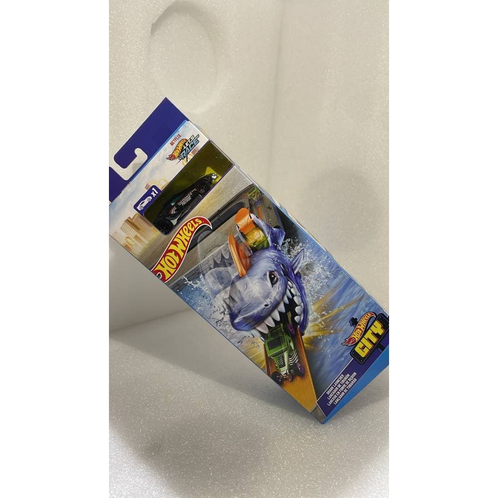 Hot Wheels City Lançadores Nemesis azul