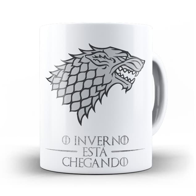 Caneca O Inverno Está Chegando Casa Stark