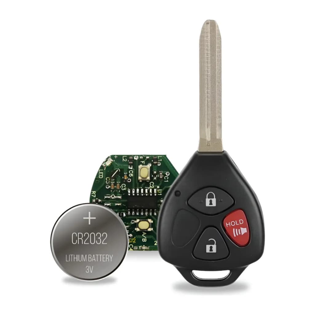 Controle Toyota para alarme Positron Flex Hilux 3 botões
