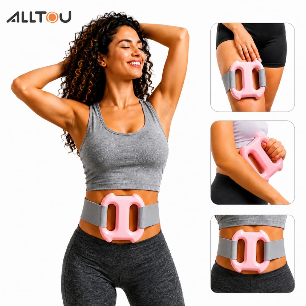 ALLTOU Fascial Ring Portable Muscle relaxation Massager Waist/Leg/Buttock Support Belt