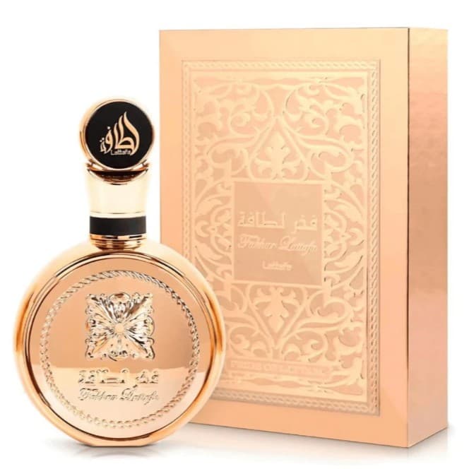 Kit 1 ate Perfume Feminino Fakhar Árabe 100ml Feminino Embalagem de Vidro Lacrado