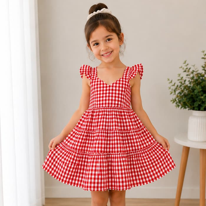 Vestido Infantil Menina Festas moda Bloguerinha Stitch  Soltinho Confortável Verão