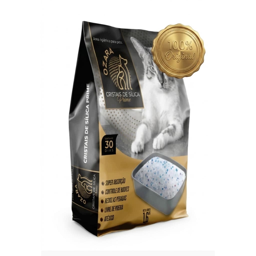 Sílica Gel Azul Ozara 1,6kg - Desumidificador com Indicador de Saturação