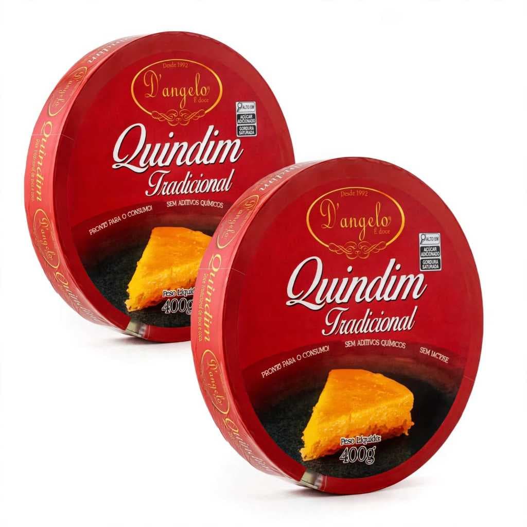 Quindim na Lata D'angelo 400gr Tradicional