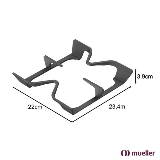 MUELLER TREMPE CENTRAL MFV5BF FEFO FOGÃO GRADE FERRO - GRANDE