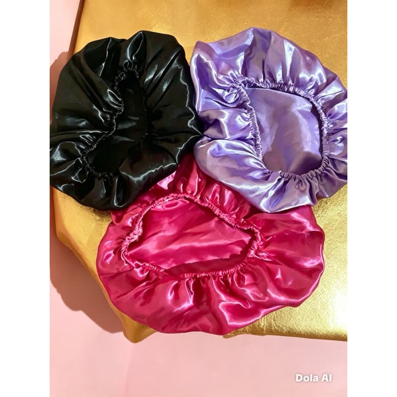 Touca de Cetim para Cabelo - Várias Cores