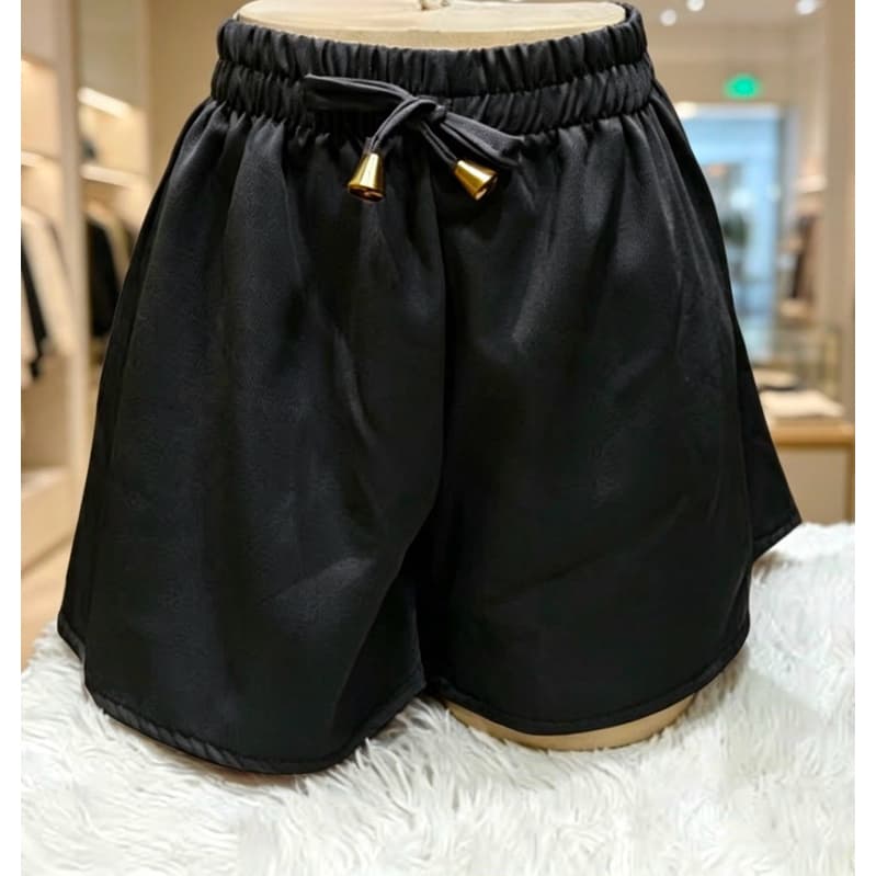 Kit Short Feminino Crepe Duna Casual Confortável Com Elástico Leve E Macio
