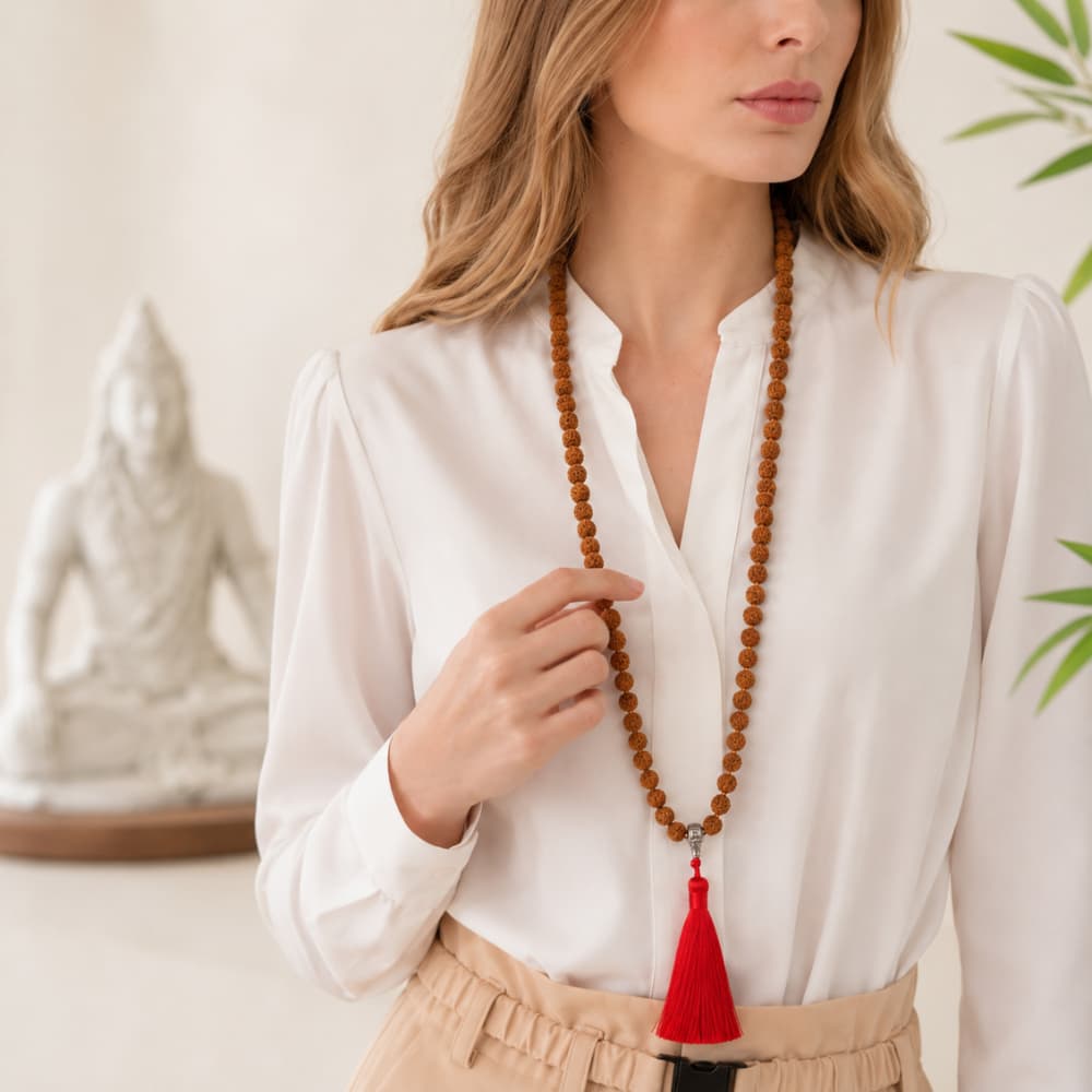 Japamala de Rudraksha
