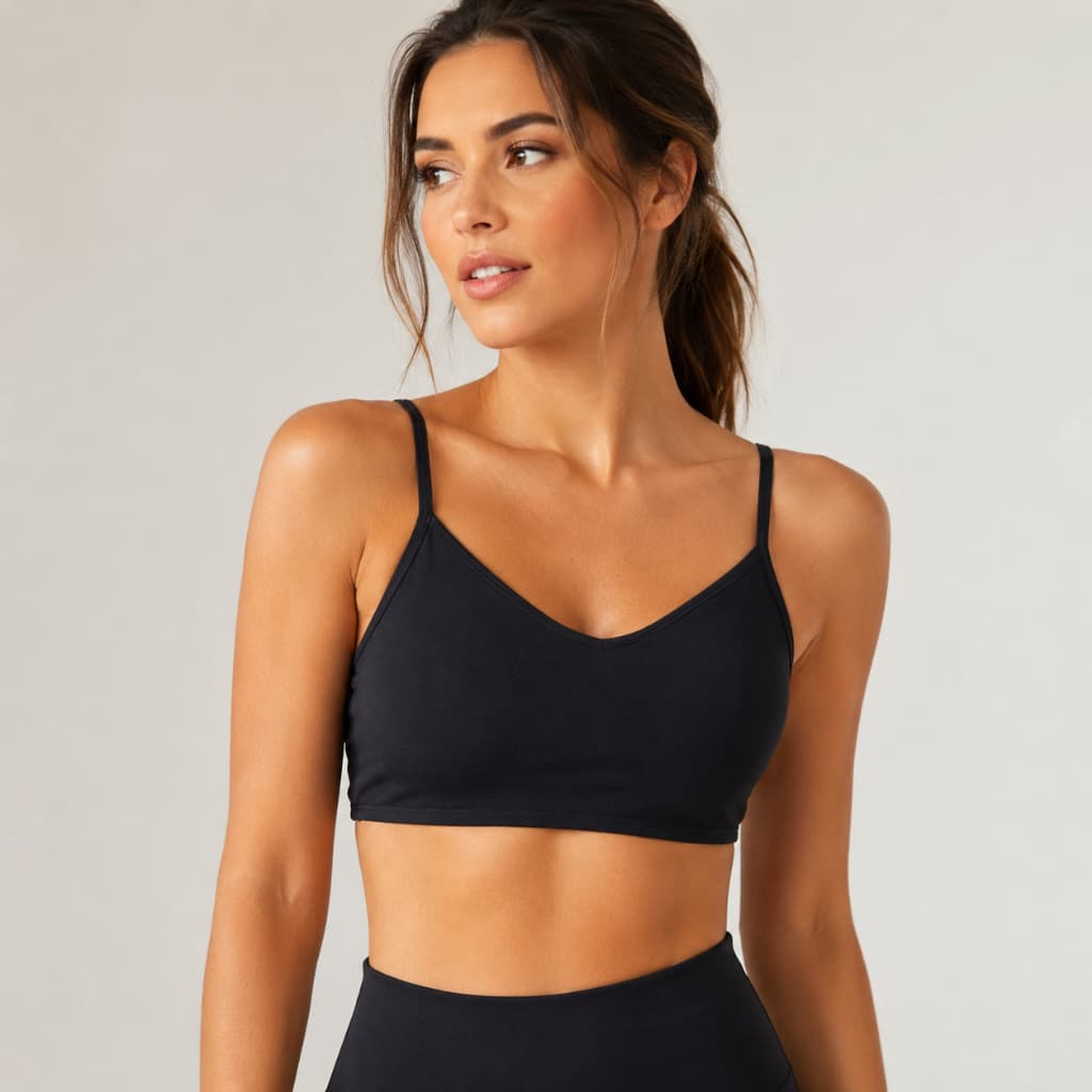 Top Cropped Feminino Poliamida Fitness Plus Size Academia Regata Sustentação Conforto Não Marca