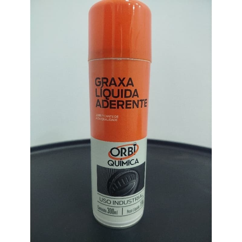 Graxa Líquida Aderente Orbi Spray Lubrificante Anticorrosivo 300ml