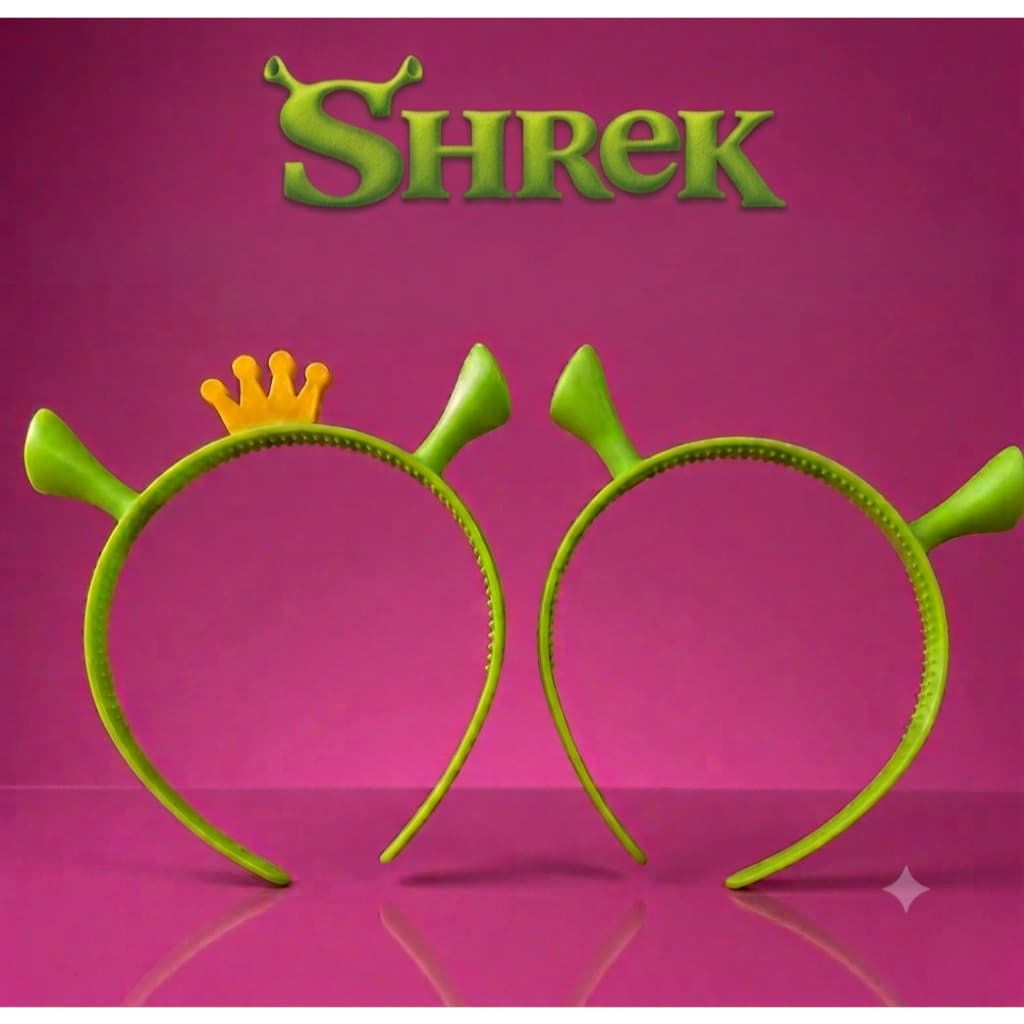 Tiara Shrek  - Fantasia Shrek e Fiona Premium