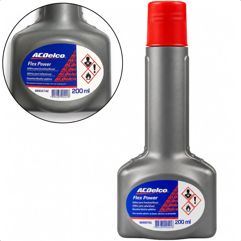Aditivo de Combustível Flexpower Acdelco Original GM 200ml Limpeza de Bico