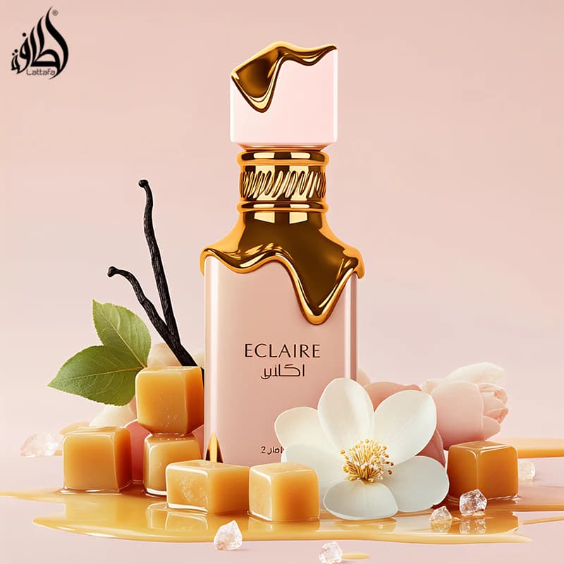 Perfume Árabe Lattafa Eclaire/Pistache/Banoffi Eau de Parfum Feminino 100ML Original O Mais Desejado Gour