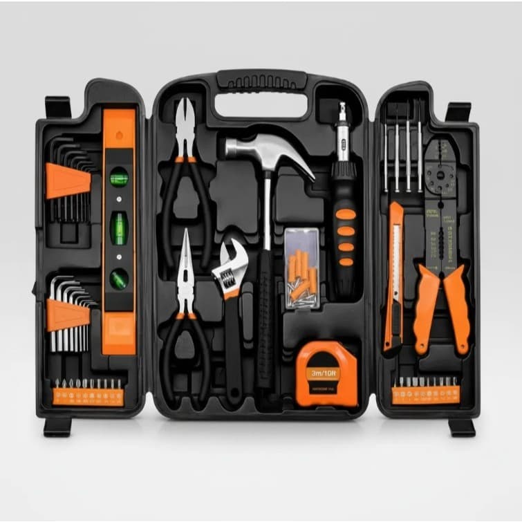 Kit De Ferramentas 129 Peças Domésticas Com Maleta OI5018