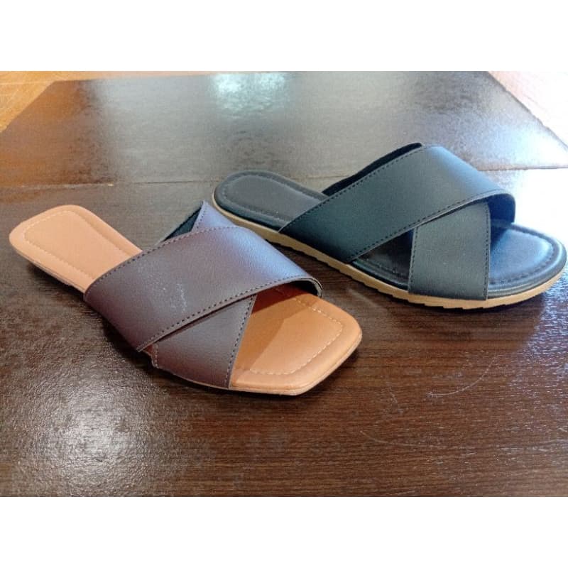 ✅️2 Pares Chinelos34 ao 40Preto e marrom Rasteiras Chinelos Leve e Confortável Envio Imediato