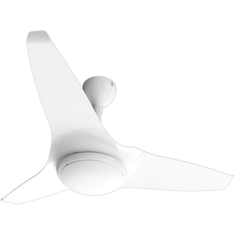 Ventilador De Teto Ventisol Silencioso 6 velocidades 3 pás 30w Flow Com Controle Branco LED