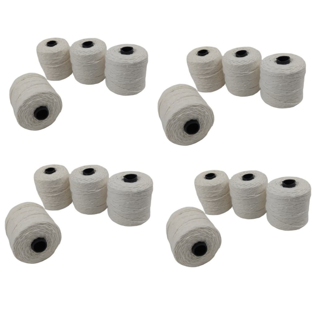 Kit 16 Rolo Barbante Algodão Escolar Artesanato Cru 82m Cada Valtex