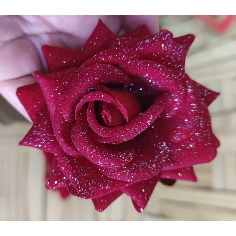 Presilha cabelo veludo rosa vermelha branca chá azul umbanda candomblé pombagira cigana