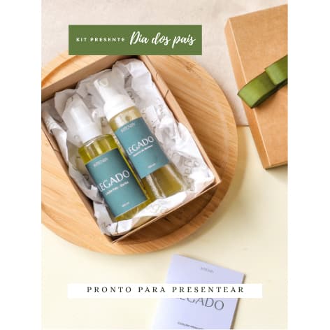 Presente Dia dos Pais | Kit Masculino com Espuma de Barbear, Pós-Barba - Envio imediato