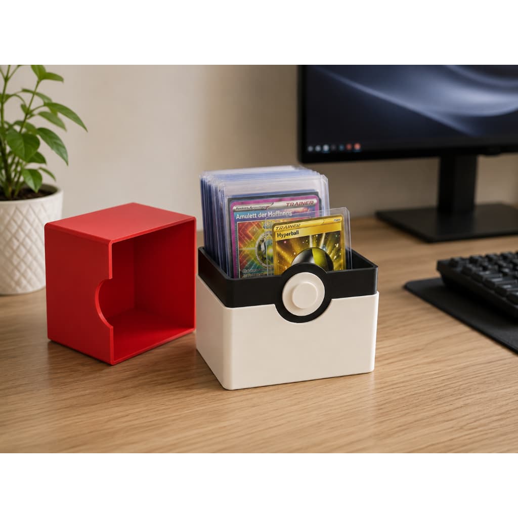 Pokémon Caixa Porta Cartas TCG Colecionável Pikachu Organizador para Cartas Pokémon com Tampa